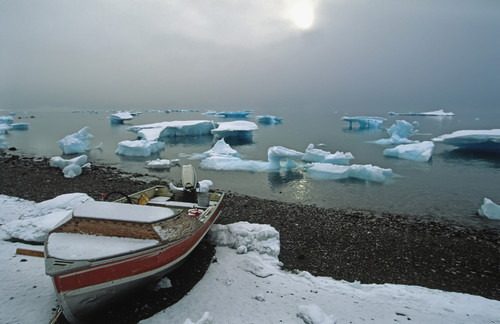 Clearing Fog, Grise Fiord, Nunavut PosterPrint - Item # VARDPI2016734