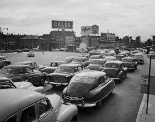 Traffic on a road  Boston  Massachusetts  USA Poster Print - Item # VARSAL25523360