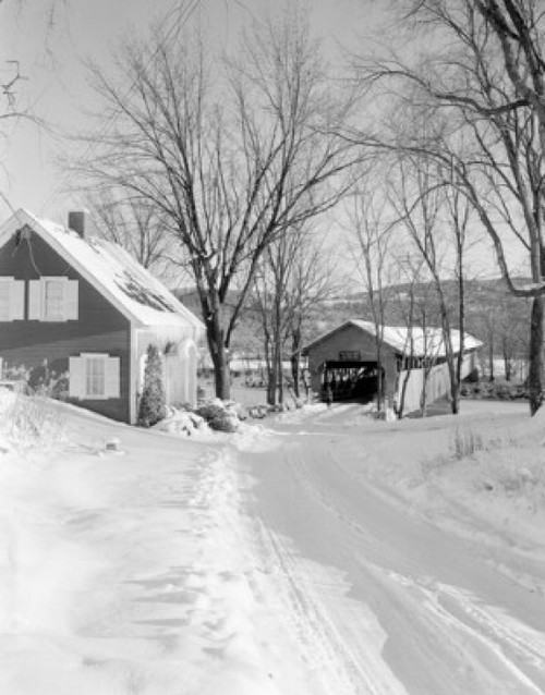 USA  Vermont  winter landscape Poster Print - Item # VARSAL255420573