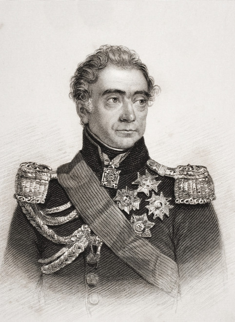 Auguste Frederic Louis Viesse De Marmont, Duc De Raguse, 1774-1852. French Marshal. Engraved By R. Young After Maurir. PosterPrint - Item # VARDPI1857245