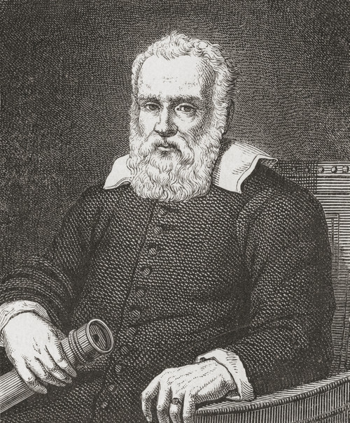 Galileo Galilei, 1564 -1642. Italian Physicist, Mathematician, Astronomer And Philosopher. After The Painting By Domenico Passignano. From Histoire Des Peintres, ?Cole Florentine, Published 1876 PosterPrint - Item # VARDPI2334291