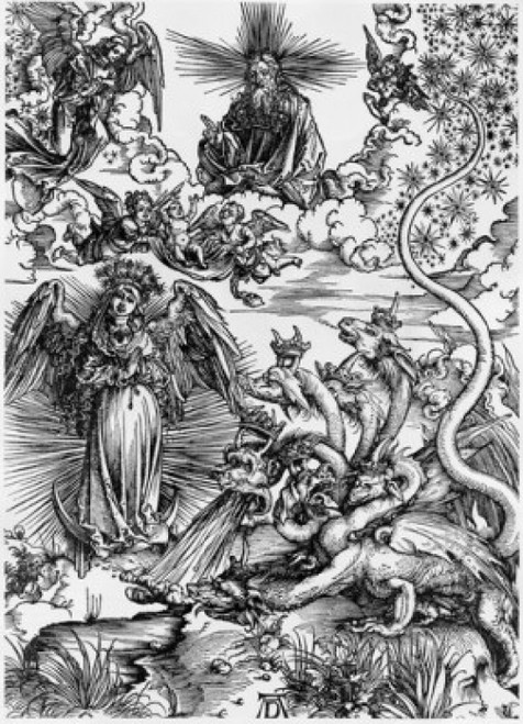 The Apocalyptic Woman  Albrecht Durer  Engraving  Poster Print - Item # VARSAL9953621