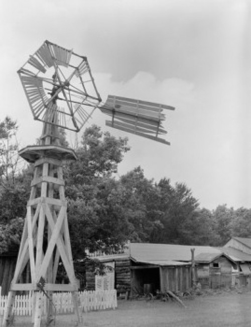 USA  Wisconsin  Farm of the Pioneers  windmill Poster Print - Item # VARSAL255423982