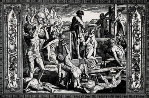 The First City- Enoch by Julius Schnorr von Carolsfeld  1794-1872 Poster Print - Item # VARSAL99587122