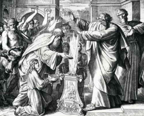 Paul and Barnabas at Lystra by Julius Schnorr von Carolsfeld   Poster Print - Item # VARSAL995103170