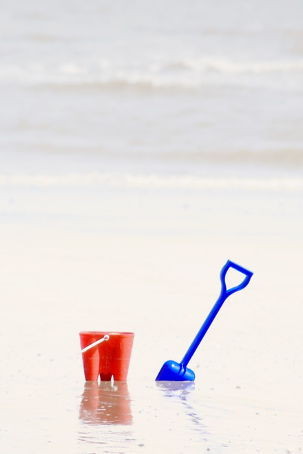 Beach Pail And Shovel, Humberside, England PosterPrint - Item # VARDPI1830789