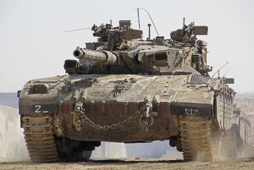 An Israel Defense Force Merkava Mark II main battle tank Poster Print - Item # VARPSTZDN100136M