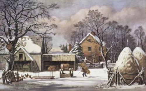 The Farmer's Home  Currier and Ives  Poster Print - Item # VARSAL3803491490
