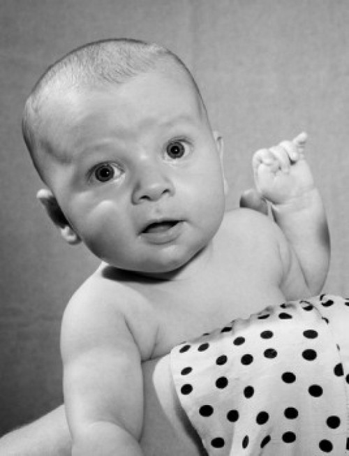Portrait of naked baby Poster Print - Item # VARSAL2559463