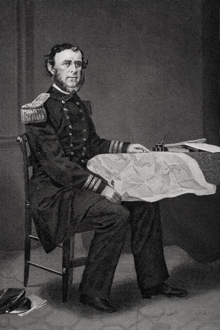 Samuel Francis Dupont Or Du Pont 1803 1865. American Admiral On Union Side During Civil War. From Painting By Alonzo Chappel PosterPrint - Item # VARDPI1838885