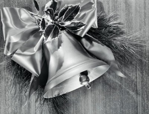 Close-up of a Christmas bell with holly leaves Poster Print - Item # VARSAL25539448
