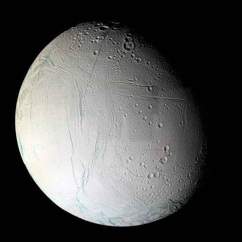 Saturn's moon Enceladus Poster Print - Item # VARPSTSTK202284S
