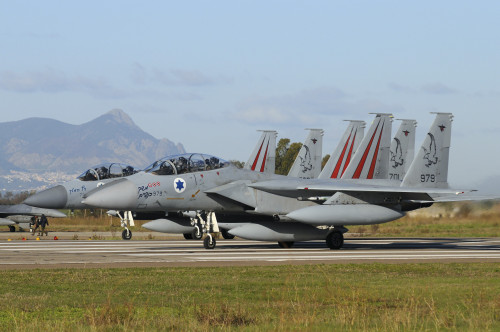 F-15D Baz from the Israeli Air Force at Decimomannu Air Base, Italy, during exercise Starex 2010 Poster Print - Item # VARPSTRCN100190M