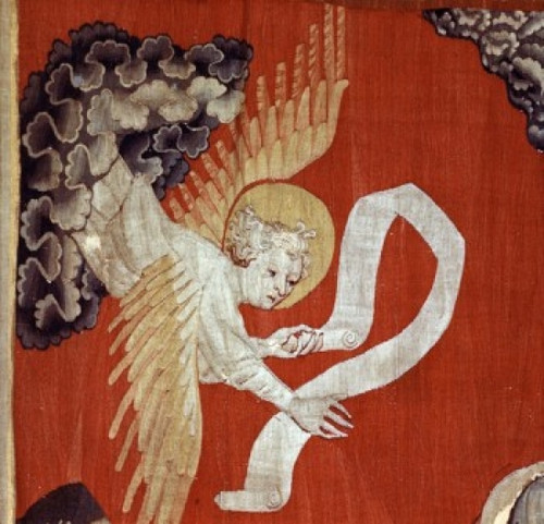 Apocalypse - Angel Detail  Tapestry/Textiles Poster Print