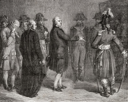 The King Says We Leave Before Going To His Execution, 21 January 1793. Louis Xvi,1754-1793. King Of France 1774-1792. From Histoire De La Revolution Francaise By Louis Blanc. PosterPrint - Item # VARDPI1858182