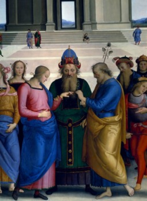 The Marriage of the Virgin by Pietro Perugino   c. 1500-1504   Poster Print - Item # VARSAL11582288