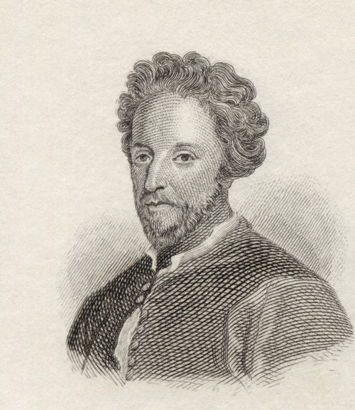 John Fletcher, 1579 To 1625. English Jacobean Playwright. From Crabb's Historical Dictionary Published 1825. PosterPrint - Item # VARDPI1905838