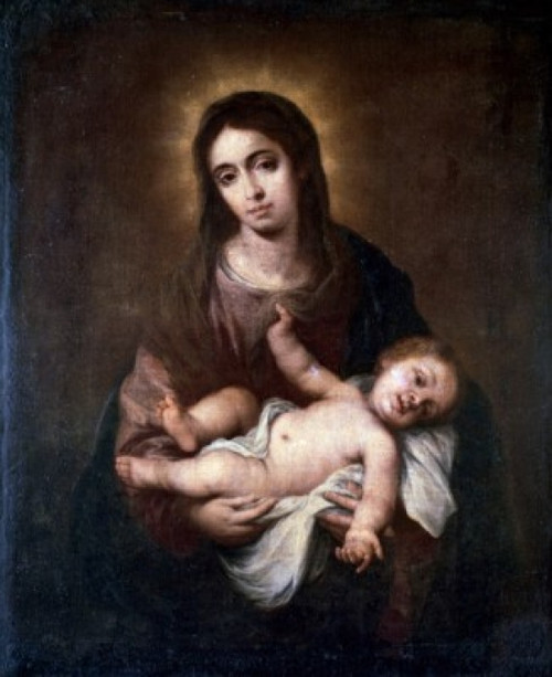 Virgin & Child #1  Bartolome Esteban Murillo Poster Print - Item # VARSAL900204
