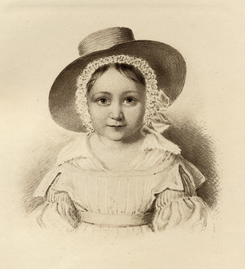 Princess Adelaide Louisa Theresa Of Hohenlohe-Langenburg. 1792-1849. Aunt To Queen Victoria, From A Portrait By Gutekunst. From The Book The Girlhood Of Queen Victoria 1832-1840. Published In London 1912. PosterPrint - Item # VARDPI1860557
