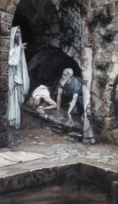 Man with an Infirmity of 38 Years  James Tissot Poster Print - Item # VARSAL99967