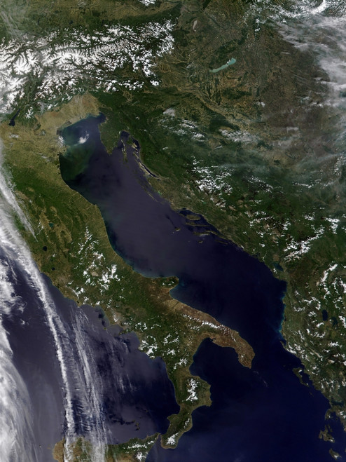 Satellite view of Italy Poster Print - Item # VARPSTSTK200403S