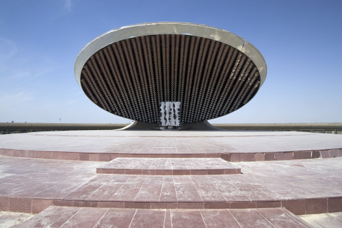 Baghdad, Iraq - A great dome sits at 12 degrees over the Monument to the Unknown Soldier. Its 42m disc represents the shield of a fallen soldier Poster Print - Item # VARPSTTMO100084M