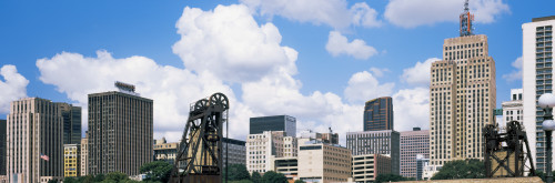 Skyscrapers in a city, St. Paul, Minnesota, USA Poster Print - Item # VARPPI152926