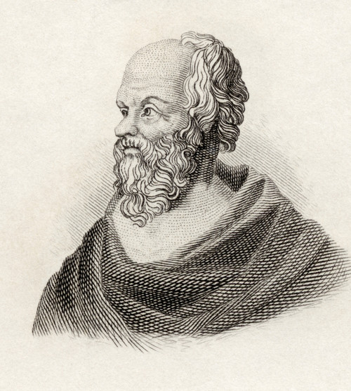 Socrates Born Circa 469 Bc Died 399 Bc. Classical Greek Philosopher. From The Book Crabbes Historical Dictionary Published 1825. PosterPrint - Item # VARDPI1872204