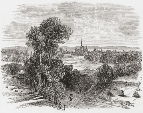 Bonn, Germany In The 19Th Century. From Pictures From The German Fatherland Published C.1880. PosterPrint - Item # VARDPI2222217 Bonn, Germany In The 19Th Century. From Pictures From The German Fatherland Published C.1880. PosterPrint - Item # VARDPI2222217