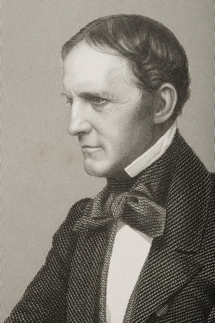 William Hickling Prescott, 1796-1859. American Historian. Engraved By D.J.Pound From A Photograph By Whipple And Black, Boston. From The Book The Drawing-Room Of Eminent Personages Volume 1. Published In London 1860 PosterPrint - Item # VARDPI1839459