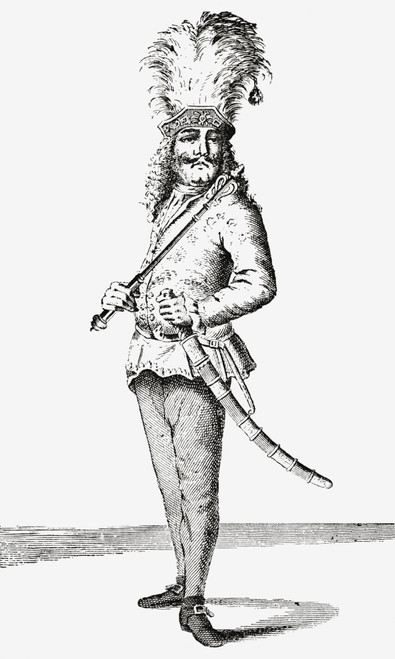 Maximillian Christopher Miller, 1674 - 1734. Also Known As The Saxon Giant And The German Giant. From The Strand Magazine Published 1894. PosterPrint - Item # VARDPI2220483