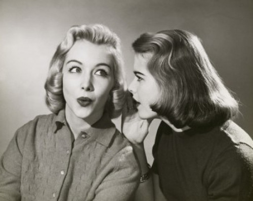 Two teenage girls gossiping Poster Print - Item # VARSAL2553915B