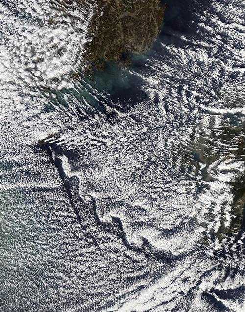 Cloud vortices off Cheju Do, South Korea Poster Print - Item # VARPSTSTK202482S