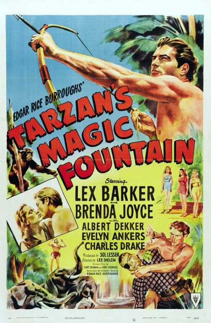 Tarzan's Magic Fountain Movie Poster Print (27 x 40) - Item # MOVAJ5170