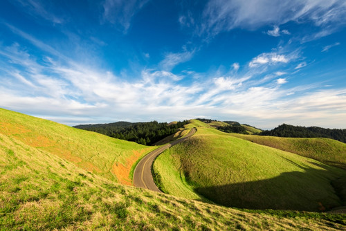 Winding road through hills, California, USA Poster Print - Item # VARPPI168463