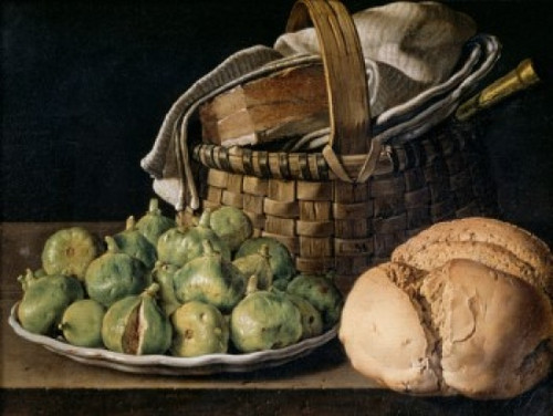 Still Life with Figs   18th C.    Luis Egidio Melendez  Musee du Louvre  Paris  Poster Print - Item # VARSAL11582034
