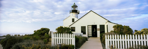 Low angle view of Point Loma Lighthouse, Point Loma, San Diego, California, USA Poster Print - Item # VARPPI158398