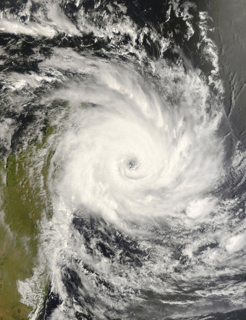 February 16, 2008 - Tropical Cyclone Ivan over Madagascar Poster Print - Item # VARPSTSTK201861S