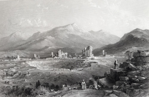 Laodicea,Turkey Drawn By Thomas Allom, Engraved By E. Brandard, From The Collection Of G. Virtue Esq. C.1863 PosterPrint - Item # VARDPI1859889