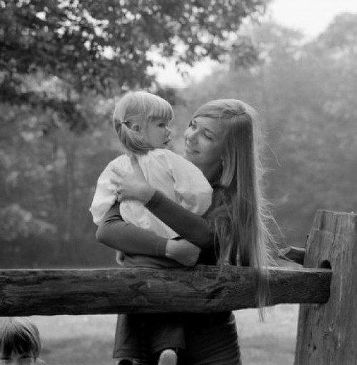 Mother with daughter on ranch Poster Print - Item # VARSAL255416908