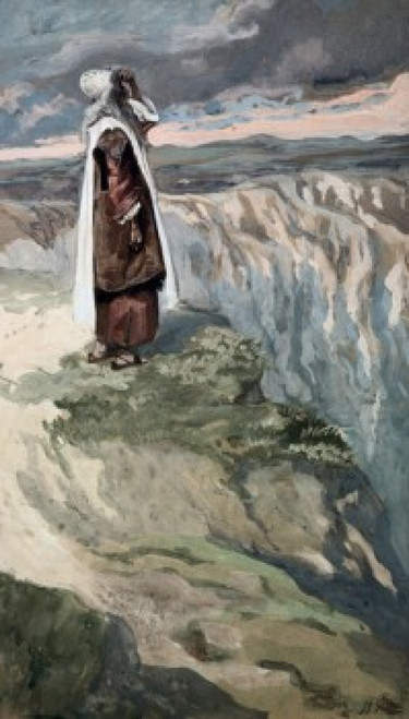 Moses on the Mountain During the Battle  James Tissot    Jewish Museum  New York City Poster Print - Item # VARSAL999110
