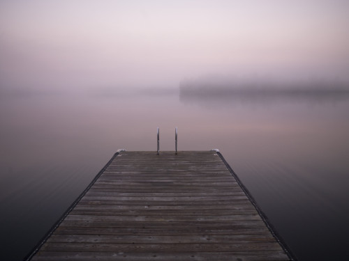Lake Of The Woods, Ontario, Canada, A Dock On The Water PosterPrint - Item # VARDPI1825388