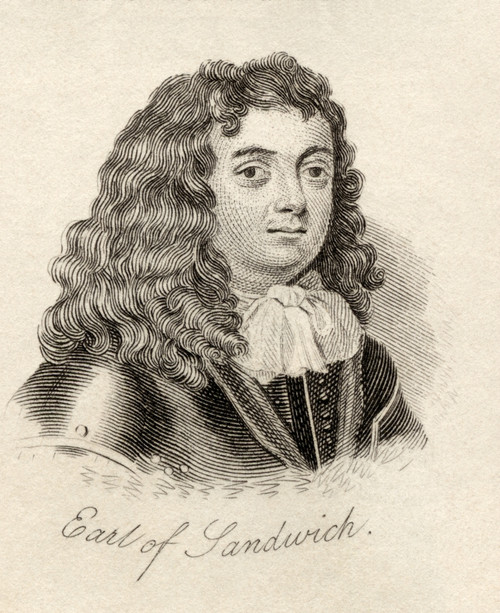Edward Montagu 1St Earl Of Sandwich, Viscount Hinchingbrooke, 1625 - 1672. English Admiral. From The Book Crabb's Historical Dictionary Published 1825. PosterPrint - Item # VARDPI1856203