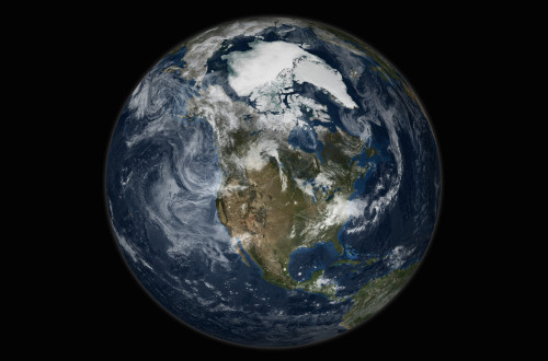 Full Earth showing North America Poster Print - Item # VARPSTSTK202104S