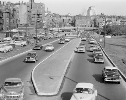 USA  Massachusetts  Boston  Urban traffic Poster Print - Item # VARSAL255423647