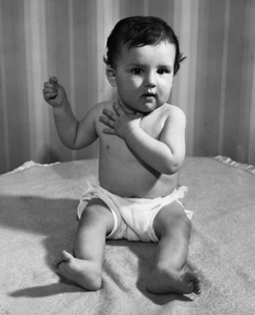 Baby sitting Poster Print - Item # VARSAL2559157