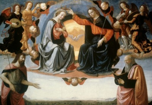 The Coronation of the Virgin   Domenico Ghirlandaio Poster Print - Item # VARSAL9006217