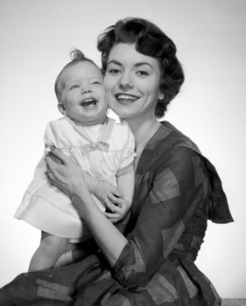 Portrait of mother with baby daughter Poster Print - Item # VARSAL2556010B