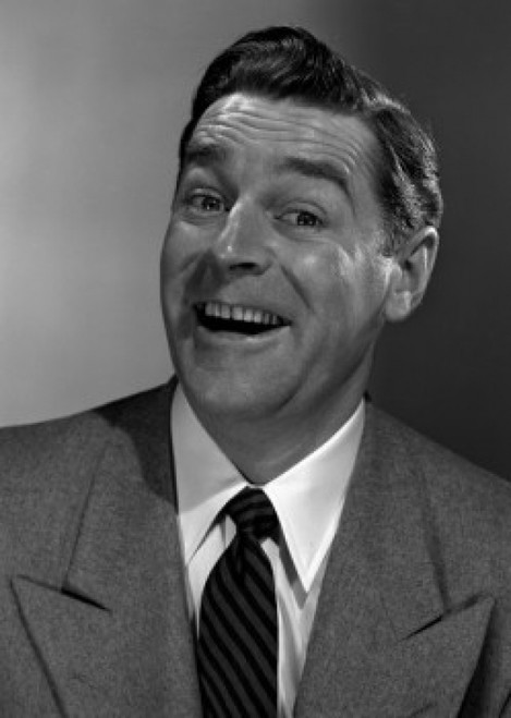 Studio portrait of man laughing Poster Print - Item # VARSAL25549992