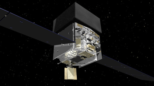 Artist's concept of the Gamma-Ray Large Area Space Telescope, or GLAST Poster Print - Item # VARPSTSTK202018S
